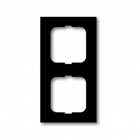 Рамка 2-а чорний оксамит ABB Busch Jaeger future linear (1722-885K)