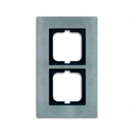 Рамка 2-а ABB Busch Jaeger Carat сталь (1722-860)