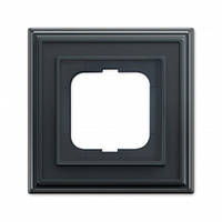 Рамка 1-а ABB Busch Jaeger ДИНАСТІЯ антрацит (1721-831-500)