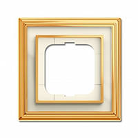 Рамка 1-а ABB Busch Jaeger ДИНАСТІЯ латунь полір/сл.до. (1721-838-500)