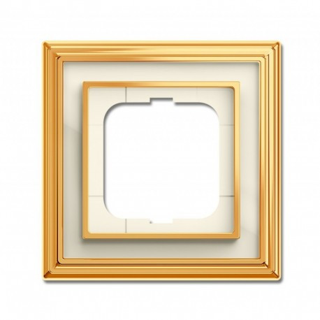 Рамка 1-а ABB Busch Jaeger ДИНАСТІЯ латунь полір/сл.до. (1721-838-500)