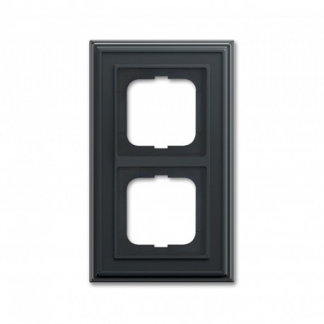 Рамка 2-а ABB Busch Jaeger ДИНАСТІЯ антрацит (1722-831-500)