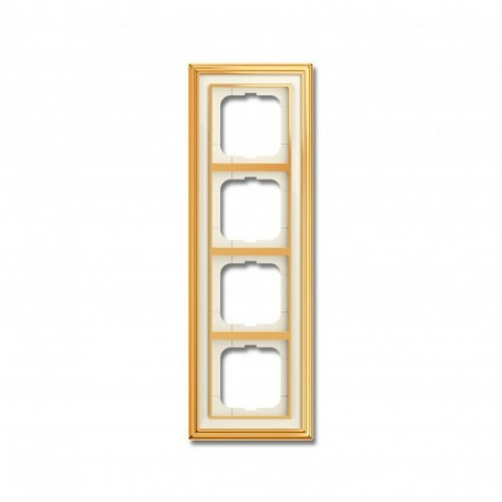 Рамка 4-а ABB Busch Jaeger ДИНАСТІЯ латунь полір/сл.до (1724-838-500)