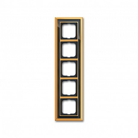 Рамка 5-а ABB Busch Jaeger ДИНАСТІЯ латунь пол/антр. (1725-835-500)