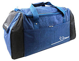 Спортивна сумка Wallaby 447-6 синій з чорним, 59 л