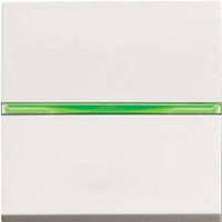 Вимикач 1-клав. з індикацією білий 2 мод. Zenit (N2201.5 BL)