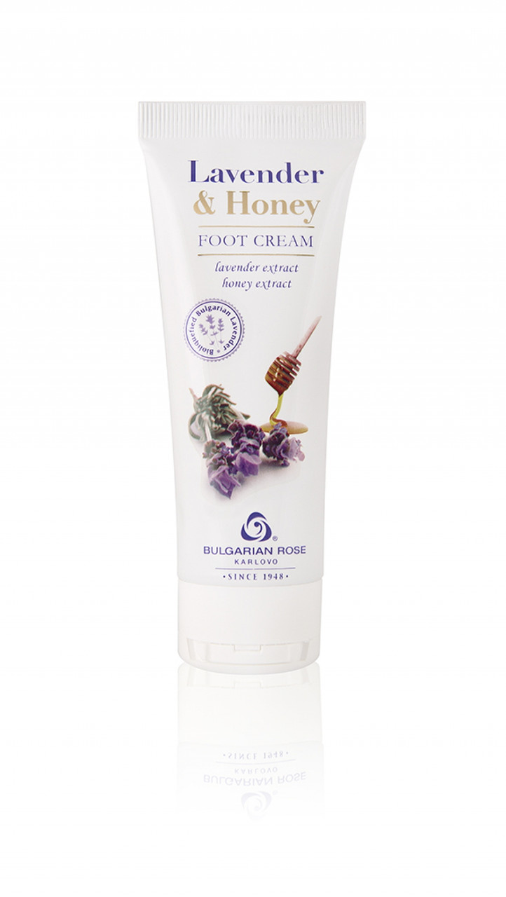 Крем для ніг пом'якшуючий Lavender & Honey від Bulgarian Rose 75 мл