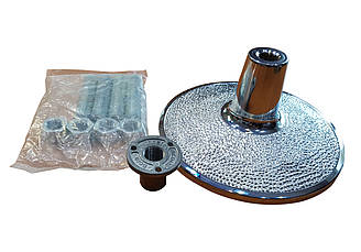 Підп'ятники сталеві хромовані, кмпл