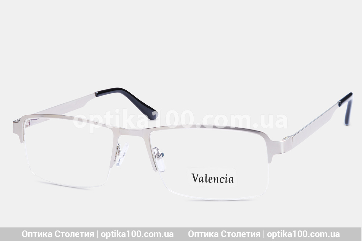 Металева чоловіча оправа для окулярів для зору. Напівобідкова з флекс-системою. Для відстані від 66 мм і вище!