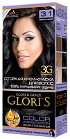 Крем-фарба для волосся Glori's 3.1 Крижаний шатен (2 застосування)