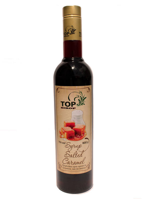 Сироп Солона карамель ТМ TOP sirop 900 гр