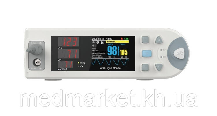 Монітор пацієнта ChoiceMMed MD2000В (SpO2, ЧП, Ip, НіАд)