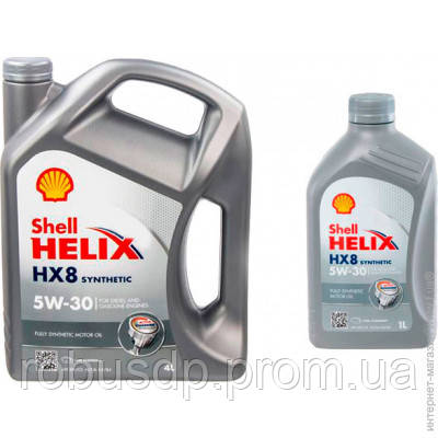 Cинтетична моторна олива  Shell Helix HX8 Synthetic 5W-30