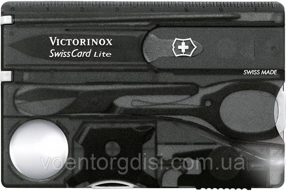 Мультитул VICTORINOX SwissCard Lite, чорний