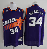 Фиолетовая баскетбольная майка Charles Barkley №34 Чарльз Баркли команда Phoenix Suns