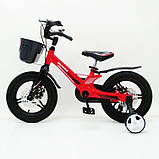 Дитячий легкий магнієвий велосипед зі складним кермом MARS 2 Evolution -16 Дюймів Червоний, фото 3