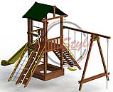Дитячий ігровий комплекс "Ранчо друзів" у двір для дітей на дитячий майданчик, фото 2