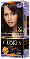 Крем-фарба для волосся Glori's 4.73 Золотистий каштан (2 застосування)