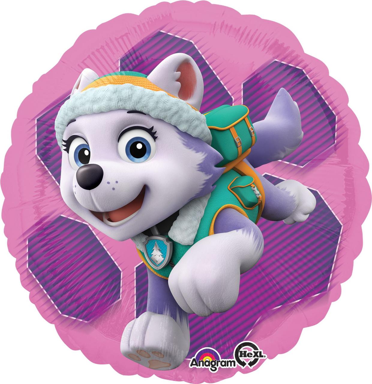 A 18" Paw Patrol Skye & Everest. Фольгированный шар гелиевый Щенячий патруль. Скай и Эверест - фото 2 - id-p1262442249