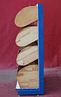 Торгові хлібні стелажі «Колумб» 200х102 см, сині стійки, Б/у, фото 3