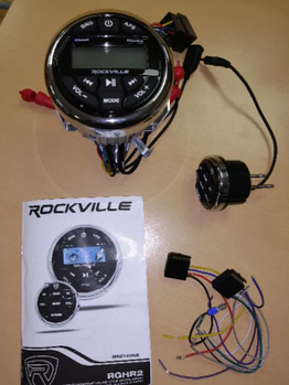 Магнітофон для човна ROCKVILLE RGHR2 120359 (морська серія)