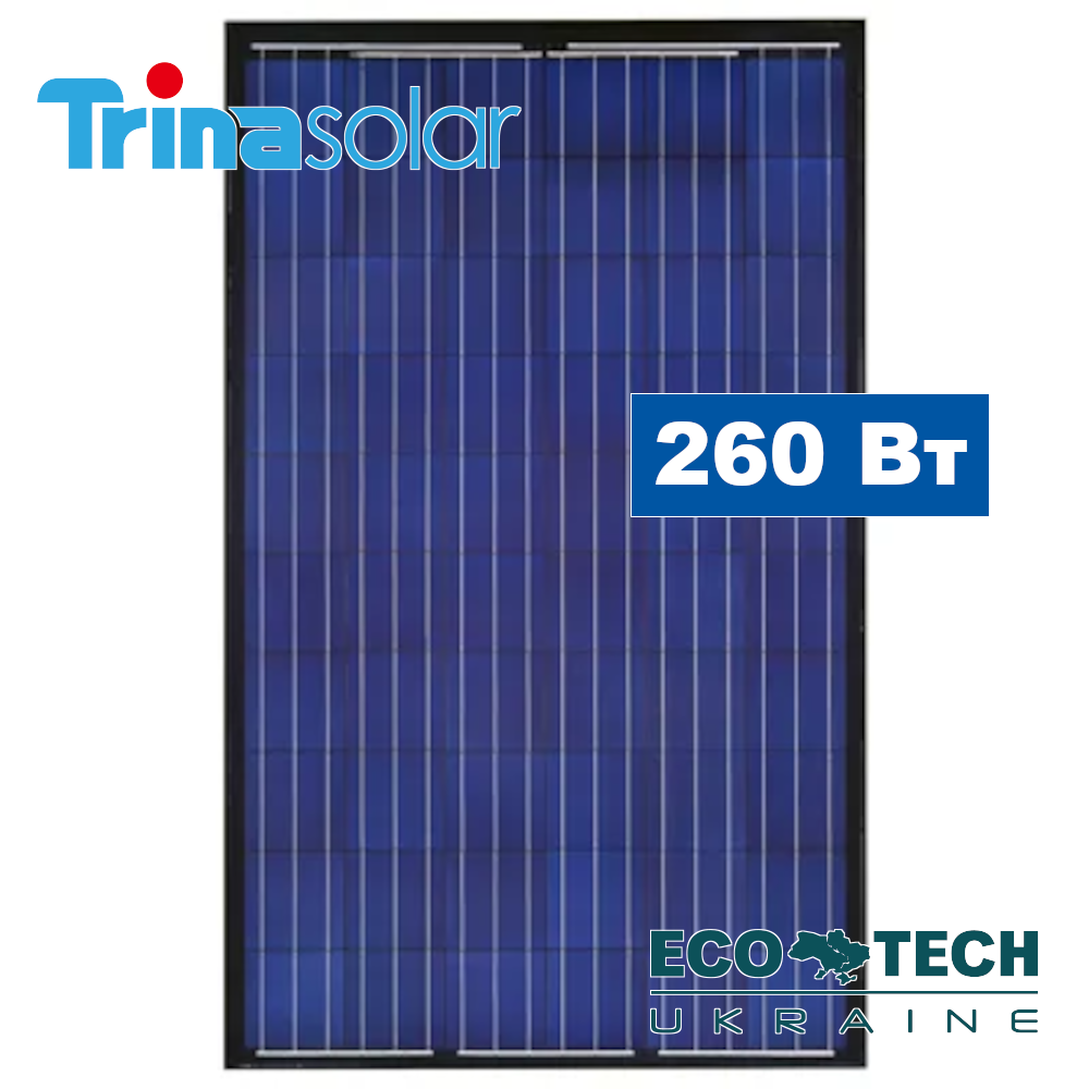 Trina Solar TSM 260 поликристалические солнечные панели (фотомодули, батареи) TIER 1 - фото 1 - id-p363738714