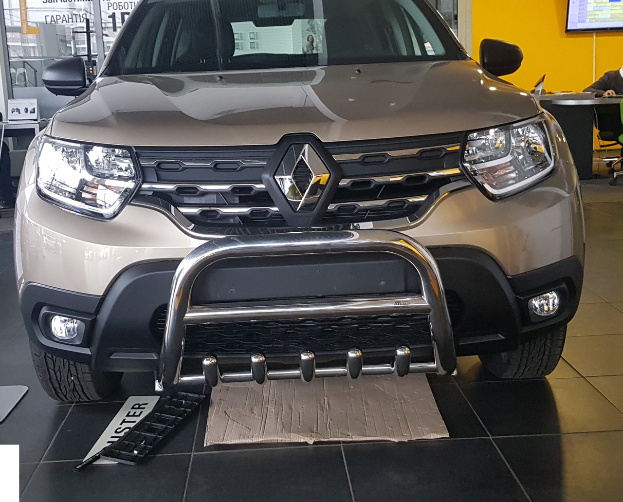 Кенгурник на Renault Duster (c 2018 —) Рено Дастер, фото 1