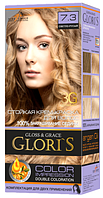 Крем-фарба для волосся Glori's 7.3 Світло-русявий (2 застосування)