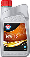 77 MOTORCYCLE OIL 4T 10W-40 (кан. 1л) синтетична олива