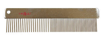 Гребінець пряма, без ручки, метал, 4х15,7см