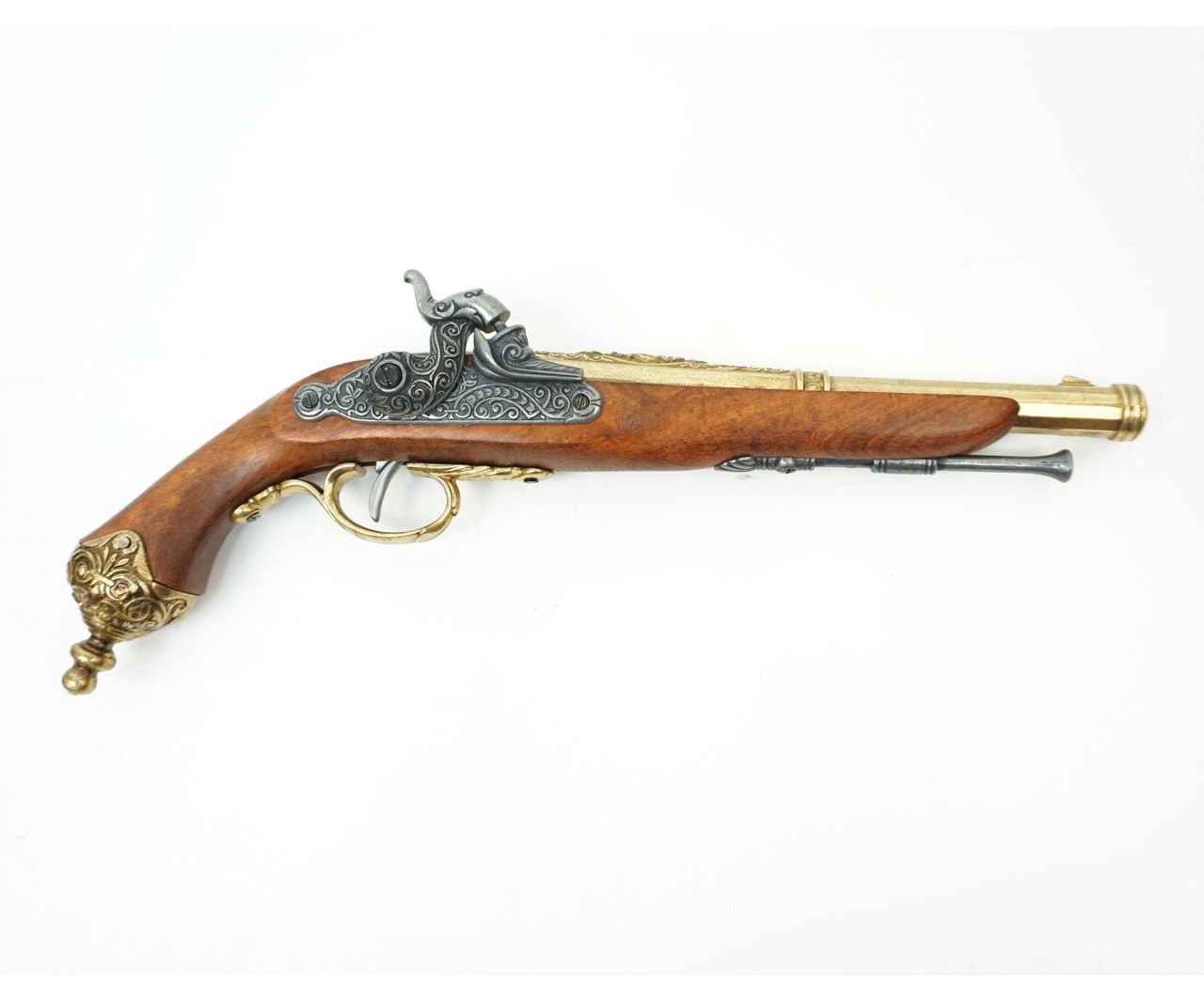 Макет пістолет крем'яний Бресция, латунь (Італія, 1825 р.) (DA)