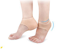 Протектор пятки, Силиконовый полуносок на пятку ноги, увлажнение и защита от шелушения и растрескивания