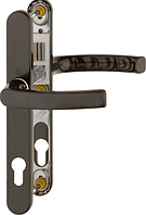 Нажимний гарнітур HOPPE Liege Льєж для дверей товщиною 67-72 мм E-92 мм колір коричневий F8707