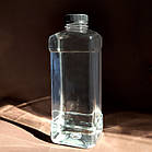 ПЕТ Пляшка квадратна 1 л. Ø 38 мм., фото 4