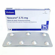 Іпозан 3,75 мг Ypozane М Virbac для лікування передміхурової залози у собак вагою 7.5 - 15 кг, 7 таблеток