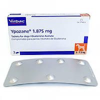Ипозан 1,875 мг Ypozane S Virbac для лечения предстательной железы у собак весом 3 - 7,5 кг, 7 таблеток
