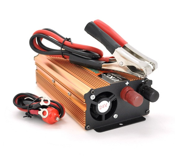 Автомобільний перетворювач напруги інвертор Voltronic DC/AC 300 W 24 V / 220 V Розетка 24 В 220 В 300 Вт