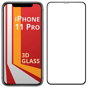 Захисне скло 3D для iPhone 11 Pro (айфон 11 про)