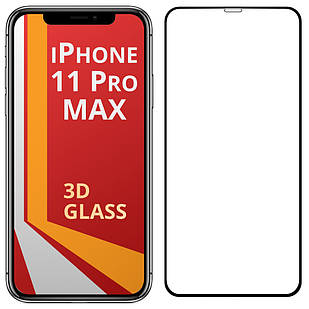 Захисне скло 3D для iPhone 11 Pro Max (айфон 11 про макс)