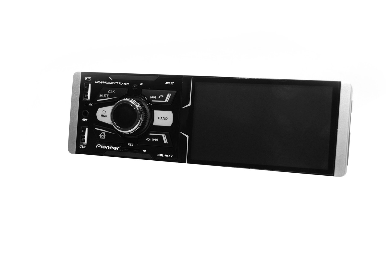 1Din автомагнітола Pioneer 4062T з екраном 4.1"+блютуз (магнітола Піонер 1 Дін)