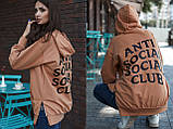 Стильний жіночий батнік " Anti Social Social Club" Angelo Style, фото 2