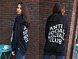 Стильний жіночий батнік " Anti Social Social Club" Angelo Style, фото 3