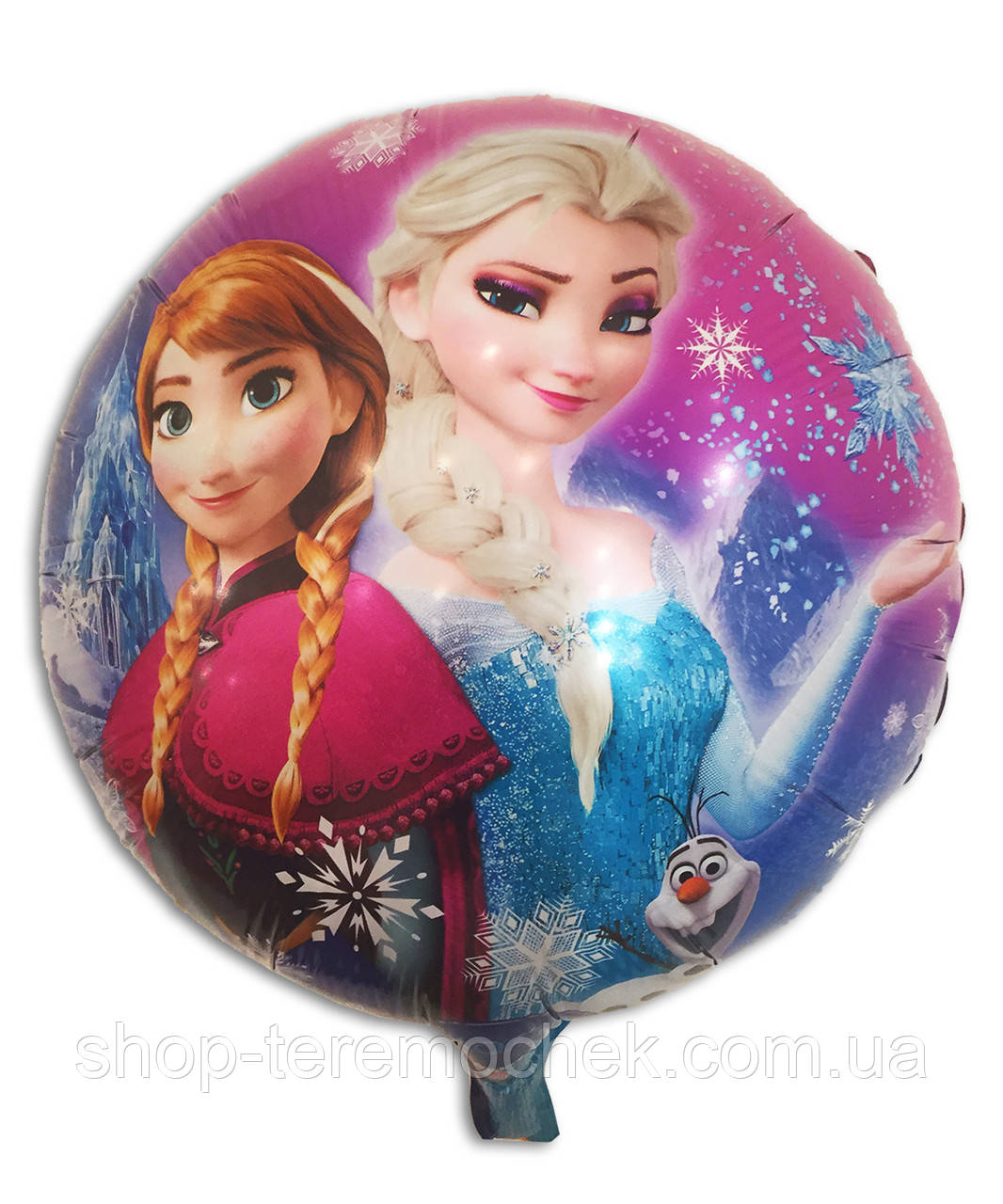 Шар фольгированный круглый Холодное сердце 45 см 18", фото 1