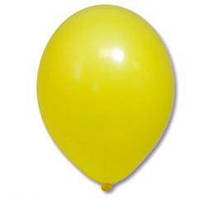 Повітряні кулі жовті пастель 30 см BelBal Бельгія 5 шт.