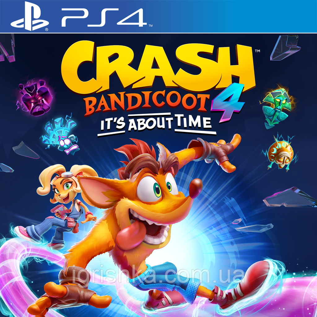 Crash Bandicoot 4: Це питання часу Ps4 (Цифровий аккаунт для PlayStation 4) П3