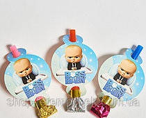 Язички свистки Бос Молокосос упаковка 6 штук, фото 1