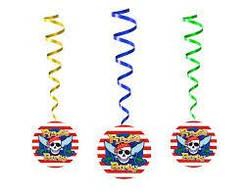 Гірлянди Пірати підвіски паперові тематичні комплект 5 шт