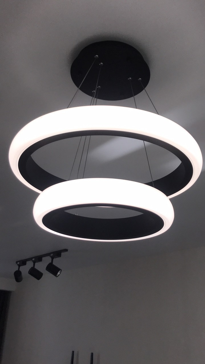 Люстра LED Diasha 8102-500+350 біла