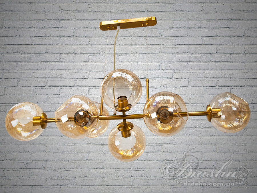 Люстра Diasha — "Молекула" на 8 ламп 933-8GG
