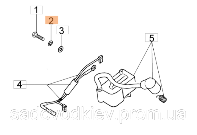 Шайба кріплення котушки запалювання бензопили Oleo-Mac GS 35 (006000315R)